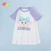 贝贝怡儿童睡裙女童2024新款卡通夏季短袖薄款女宝宝家居服连衣裙ZB2DQ020 商品缩略图2