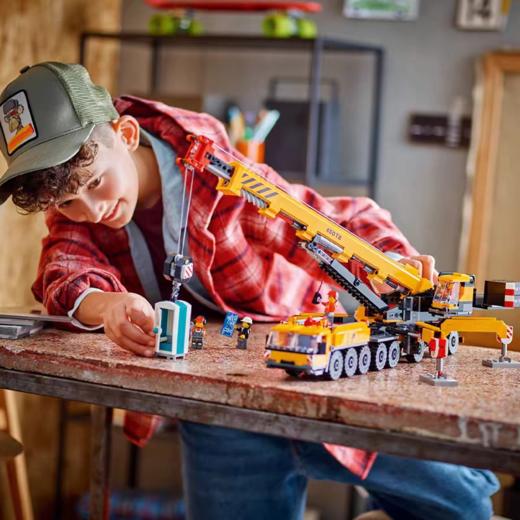 【5F】kidsland 乐高黄色移动式工程起重机 商品图2