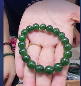 和田玉-碧玉手串