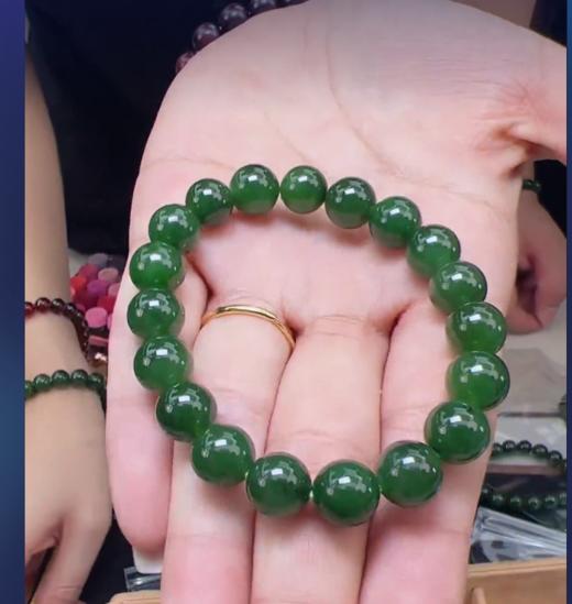 和田玉-碧玉手串 商品图0