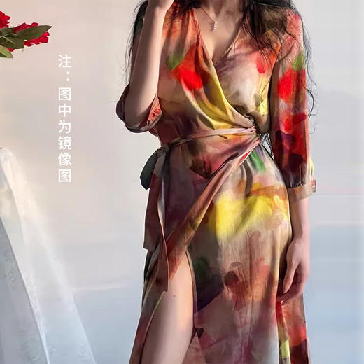 裁缝学苑AS250新款复古V领连衣裙纸样女装系带裙子服装打板样板图纸 商品图4