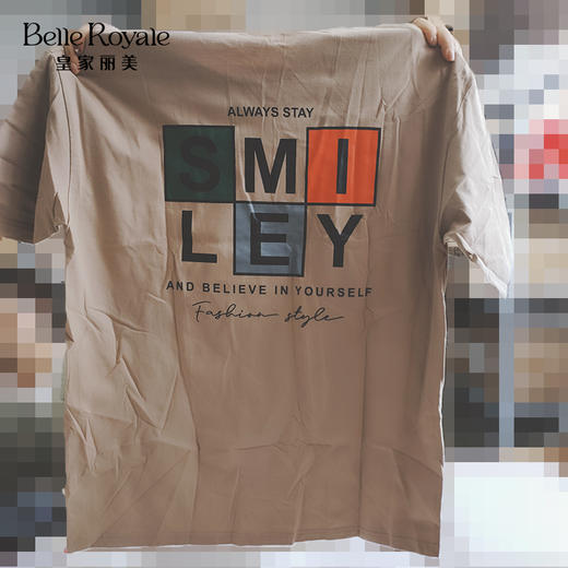 春夏短袖宽松潮流T恤情侣款长款短袖SZ2680 商品图0