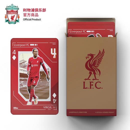 利物浦俱乐部官方商品 | 群星镭射扑克珍藏纪念周边萨拉赫克洛普 商品图4