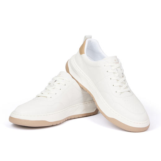 【特价】柒牌男款休闲鞋男2024春夏新款休闲运动鞋男士舒适百搭低帮小白鞋	126X70120 商品图1