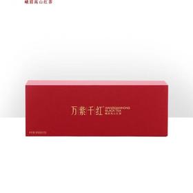 【促】万紫千红品味 红茶峨眉高山茶叶 90g/盒