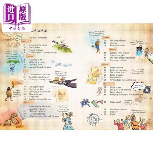 【中商原版】发明的故事 Story of Inventions 英文原版 儿童科普故事绘本 科学发明知识百科读物 进口图书 8-11岁 儿童读物 商品图1