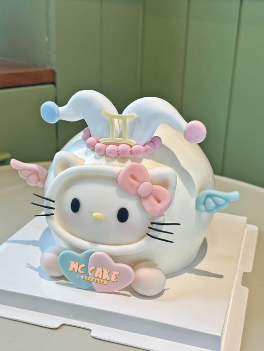 原创星座系列|双子座kt猫(蓝粉款) 商品图1