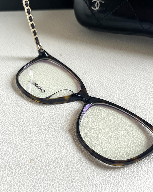 THS 5.25-无  香家 断货王 素颜3408平光镜 双C编织镜腿眼镜 2色 CU1185 商品图11