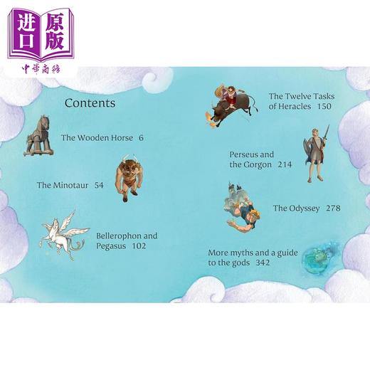 【中商原版】插画故事 希腊神话 精装 Illustrated Stories from the Greek Myths 英文原版进口 儿童故事绘本 西方神话传说 商品图1
