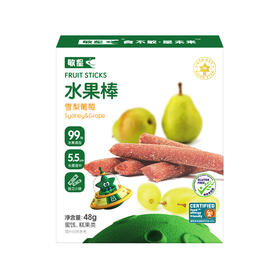 本丁敏星水果棒雪梨葡萄味48g