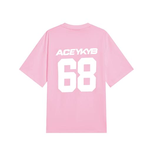 ACEYKYB黄子韬字母印花T恤中性简约2025夏新款国潮宽松短袖上衣女 商品图1