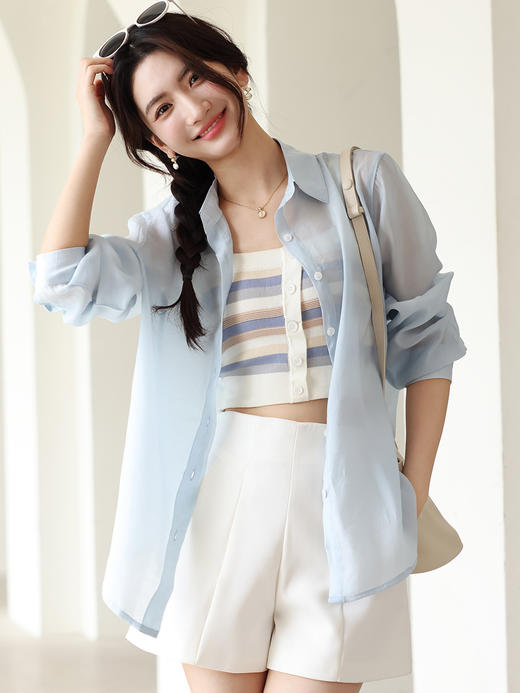 兰精天丝衬衫 商品图0