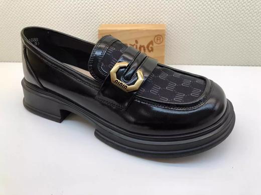 豪行2023年夏季新品时尚休闲单网乐福鞋女单鞋23201888专柜正品 商品图0