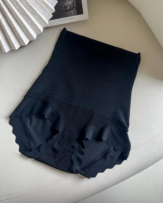 现货 THS 5.25-无 lap家【不退换】 横条压纹收腹裤 瞬间拥有S线高腰收腹裤 2条装  BO110 商品图4