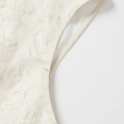 新中式国风流苏肌理剪花连衣裙女无袖收腰A摆连衣裙V1741526/V0050538 商品图5