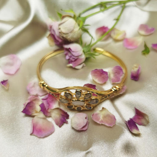 订购6周到｜Leticia Ponti-Jonc Lily-月光石 手镯［法国设计师］ 商品图2