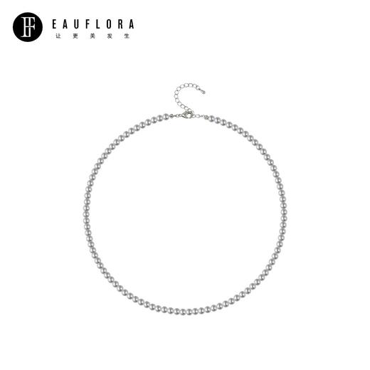 『流光』高级感仿灰珍珠项链-4MM 商品图0