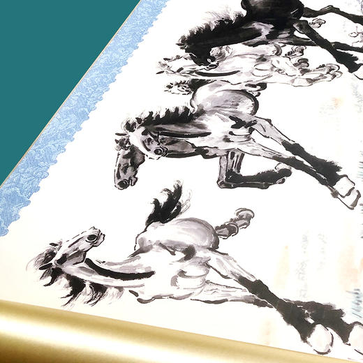 【中国集邮】徐悲鸿奔马图钞券版大邮票 商品图8