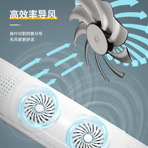 【冷风不直吹！享受空调温和凉意】空调挡风板双扇叶防直吹遮风板零件卧室通用壁挂式冷气暖气导风板，双扇叶导风 降温更自然 即挂即用不挑机型。ry 商品图3