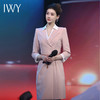 IWY/粉色西装裙七分袖教师录课主持人正装气质播音演讲比赛连衣裙Q14233 商品缩略图1