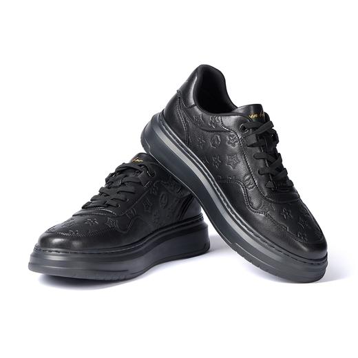 柒牌板鞋男鞋2024秋季新款时尚潮流百搭低帮鞋圆头系带男士休闲鞋	127X70030 商品图1