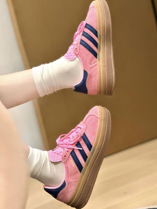 【3-7天发货】adidas阿迪达斯三叶草GAZELLE BOLD厚底增高运动板鞋 商品图4