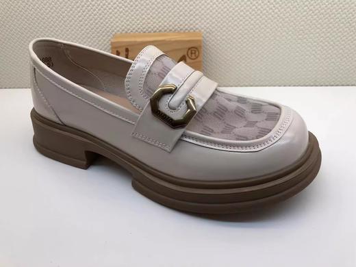 豪行2023年夏季新品时尚休闲单网乐福鞋女单鞋23201888专柜正品 商品图1