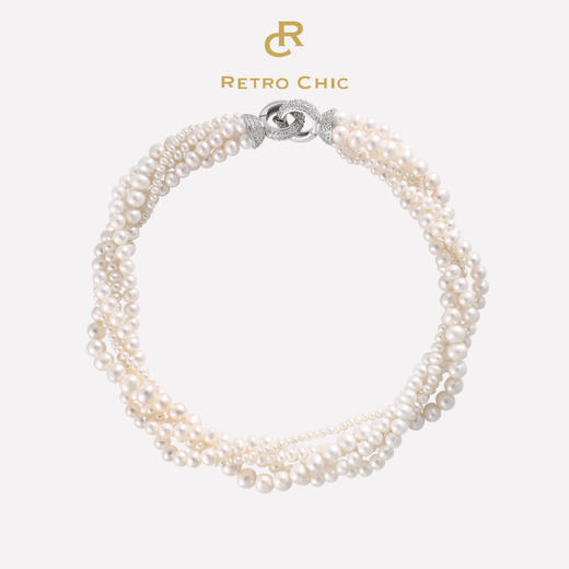 【李斯丹妮同款】Victoria维多利亚早期 | 王妃珍珠扭纹项链 商品图0