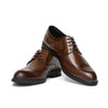 柒牌男鞋商务正装男士皮鞋2024新款真皮圆头新郎结婚英伦风西装鞋	126X70320 商品缩略图1