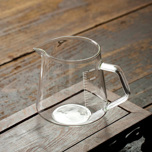 暗香疏影/雅韵刻度量杯/高硼硅玻璃公道杯家用耐高温牛奶杯烘焙微波炉加热计量杯分茶器 商品图7