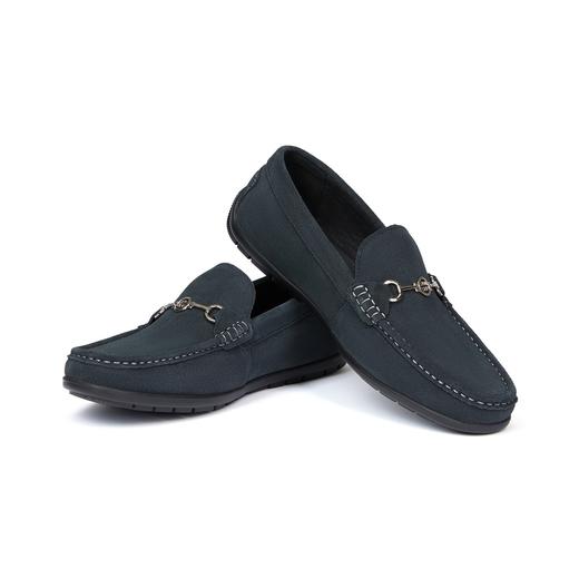 柒牌男士休闲皮鞋2024新款商务上班舒适百搭一脚蹬男鞋套脚懒人鞋	126X70380 商品图1