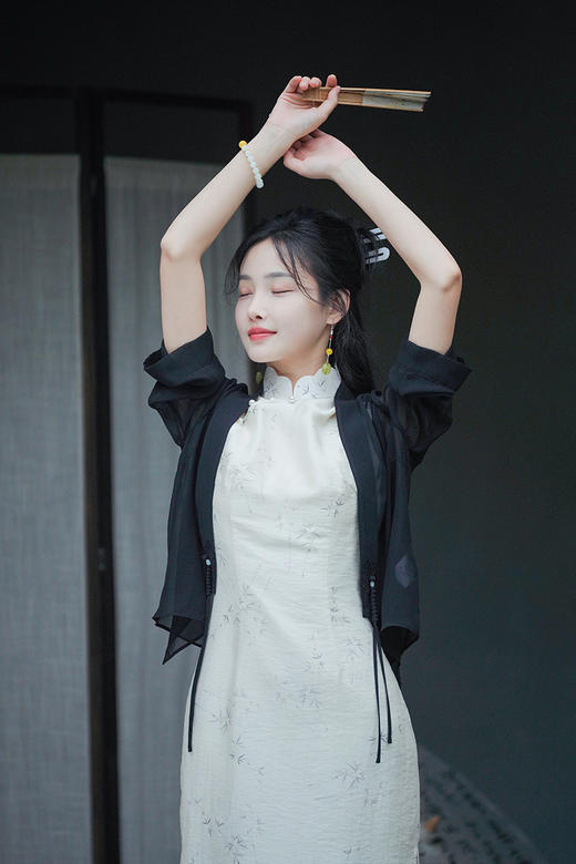 逸红颜明月优选 #『采薇』东方美学·夏日清凉衫，10MM真丝乔其，金庸小龙女般清冷飘逸 商品图6