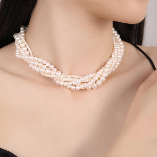 【李斯丹妮同款】Victoria维多利亚早期 | 王妃珍珠扭纹项链 商品图4