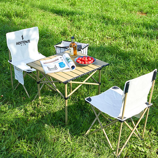 何大屋休闲折叠桌椅三件套HDW1512M 商品图2