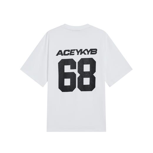 ACEYKYB黄子韬字母印花T恤中性简约2025夏新款国潮宽松短袖上衣女 商品图2