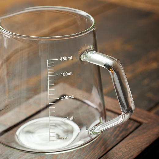 暗香疏影/雅韵刻度量杯/高硼硅玻璃公道杯家用耐高温牛奶杯烘焙微波炉加热计量杯分茶器 商品图9