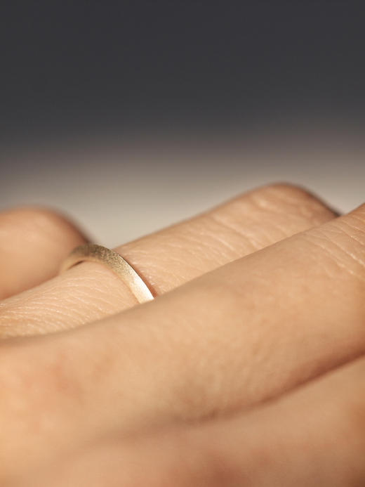 AWU｜镜面K-A / 磨砂K-B  14k金  Ridge  Ring [ 峰 戒指   ] 商品图7