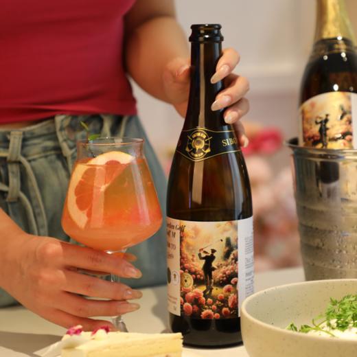 【0酒精好喝无伤害 热量低不涨肚】西班牙原瓶进口 高尔夫大师无醇起泡葡萄酒 750ml*3瓶 商品图7