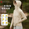 强透气轻薄防晒衣  有效阻隔紫外线99%以上 轻若无感 一件顶六件 DY66102 商品缩略图1