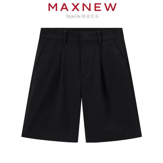 【短裤】女装柔软轻通勤高腰斯文短裤 1N2224205 商品图2