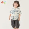 贝贝怡童装男童纯棉套装三件套2024夏季新款中国风背心t恤五分裤 商品缩略图11