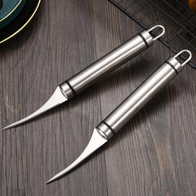 【超便携！不锈钢剥虾器】创意厨房小工具，小龙虾快速取壳虾线刀，使用快捷剥虾器L