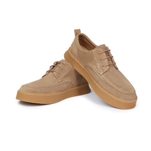 柒牌休闲皮鞋男2024新款英伦商务潮流男鞋户外工装风男士低帮鞋子	126X70140 商品图1