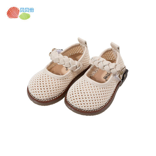 贝贝怡童鞋女童夏季新款透气公主鞋小童稳步鞋透气女宝宝防滑鞋子 商品图1