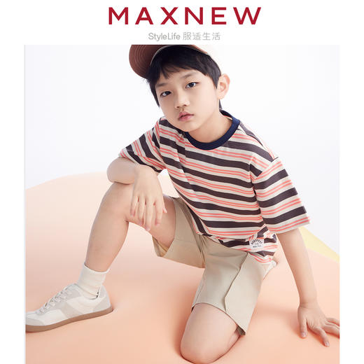 【短裤】童装舒适亲肤百慕大裤型艺术家短裤 1N2344204 商品图3