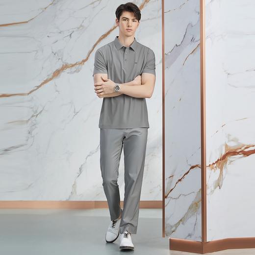 【高端系列】柒牌男装短袖POLO衫男夏季新款商务休闲弹力翻领T恤	126T73250 商品图3