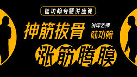 陆功翰传武秘籍——抻筋拔骨，涨筋腾膜 进阶法
