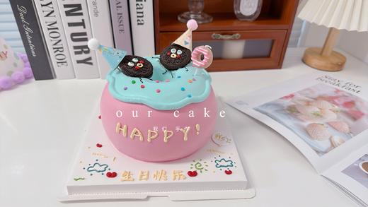 可爱甜甜圈蛋糕-低糖处理无添加 商品图2