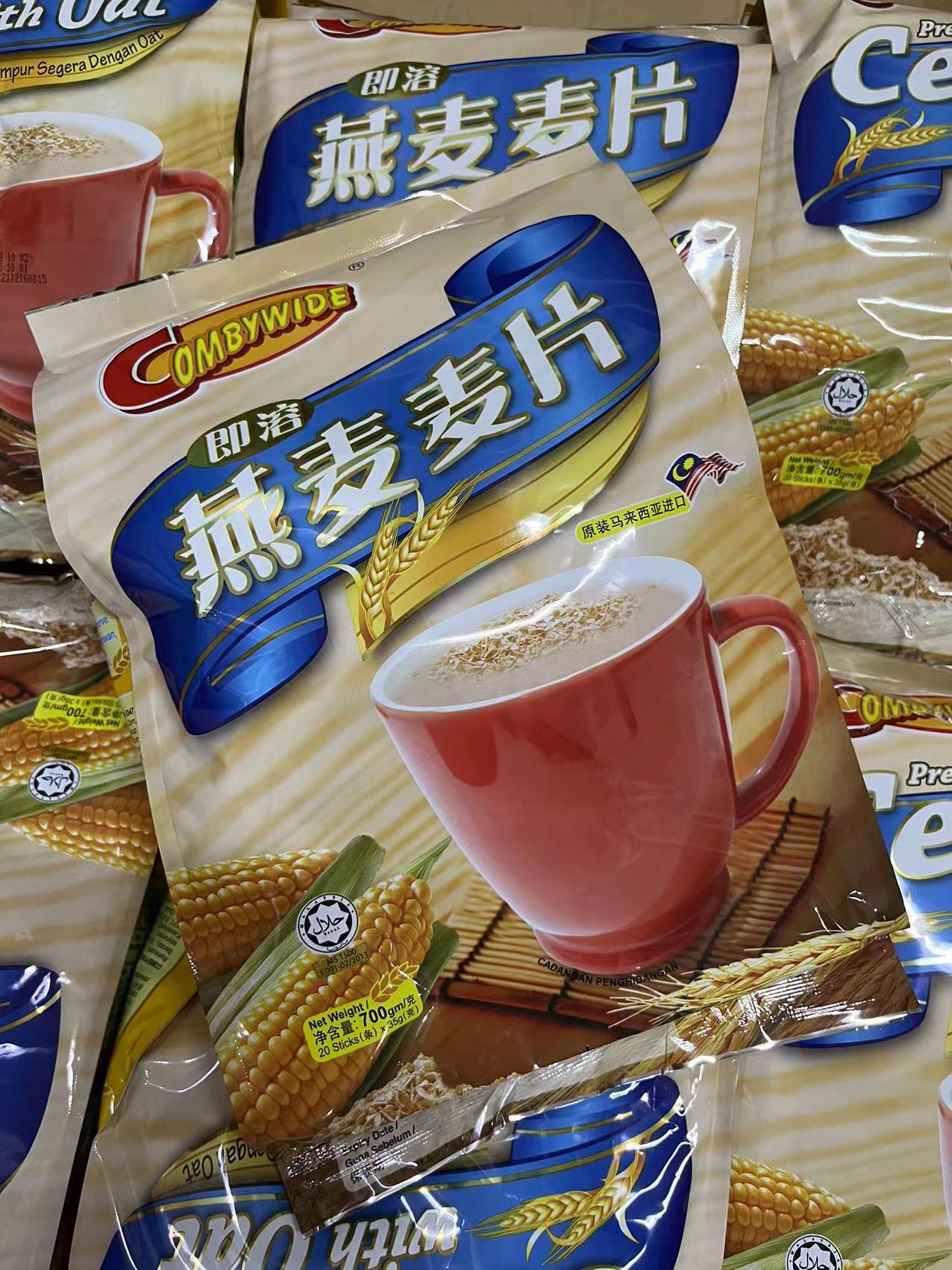 可比即溶麦片600g（无糖燕麦）  9556993669645