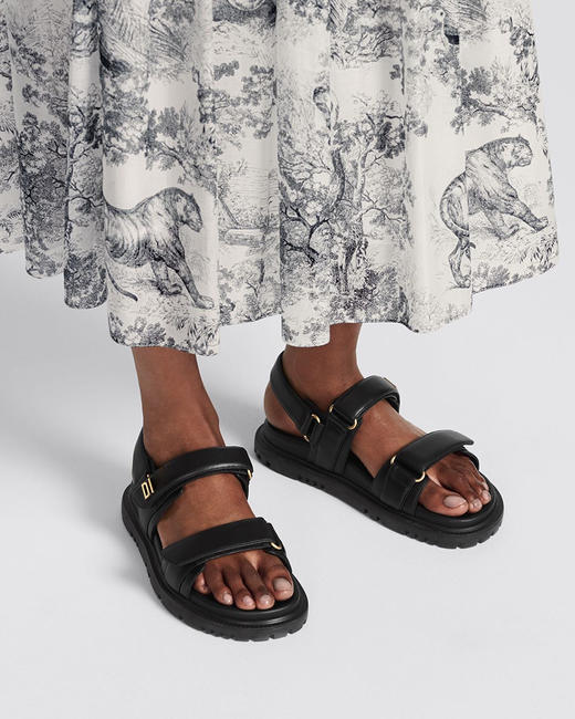 现货 THS 5.25-限时 D家 新款魔术贴可调节厚底凉鞋 2色 BZ1180 商品图1